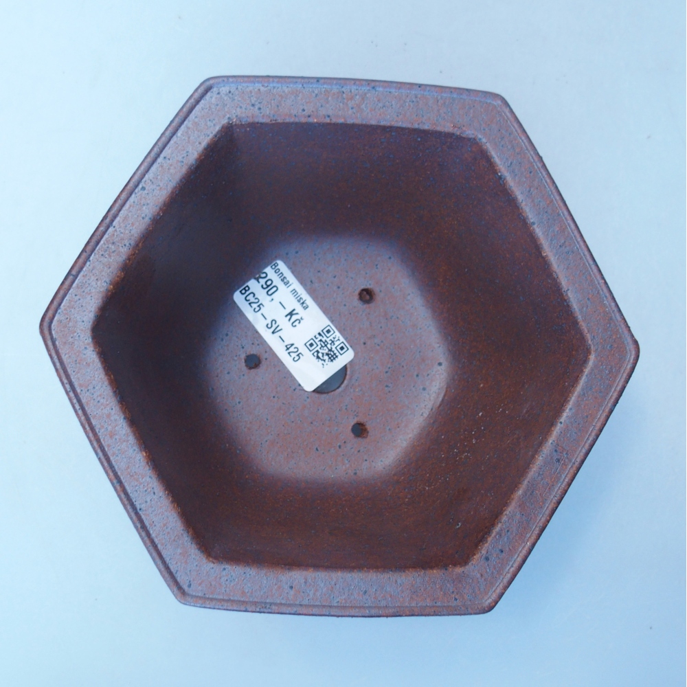 Schale 15,5 x 14 x 8 cm braun