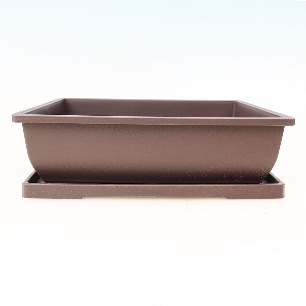 Bonsai-Schale + Untersetzer aus Kunststoff MP-5 – 28 x 21 x 9 cm