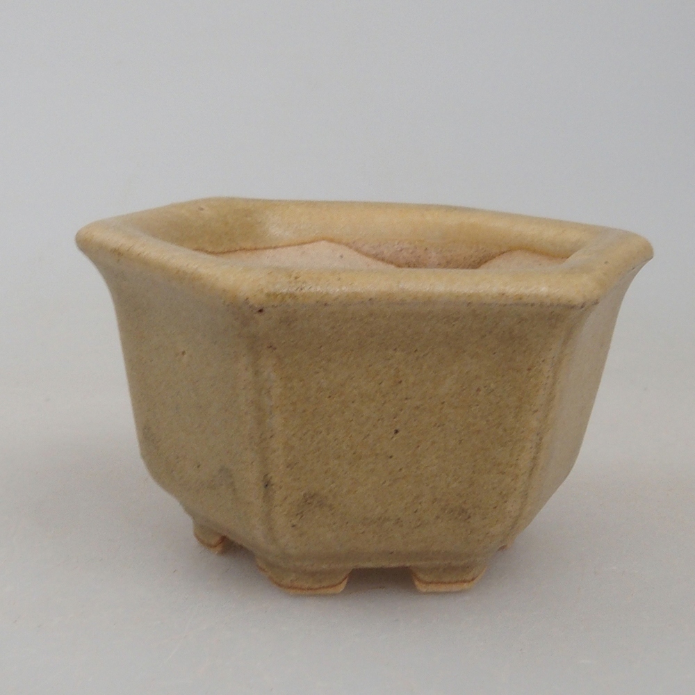 Mini-Bonsaischale 5 x 4,5 x 3 cm, braun