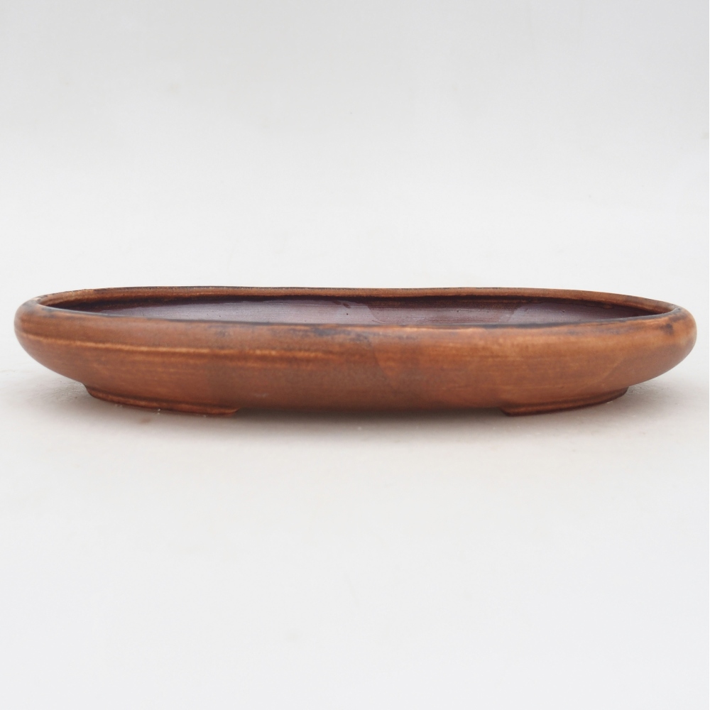 Bonsaischale aus Keramik 22 x 17 x 3 cm, rosa