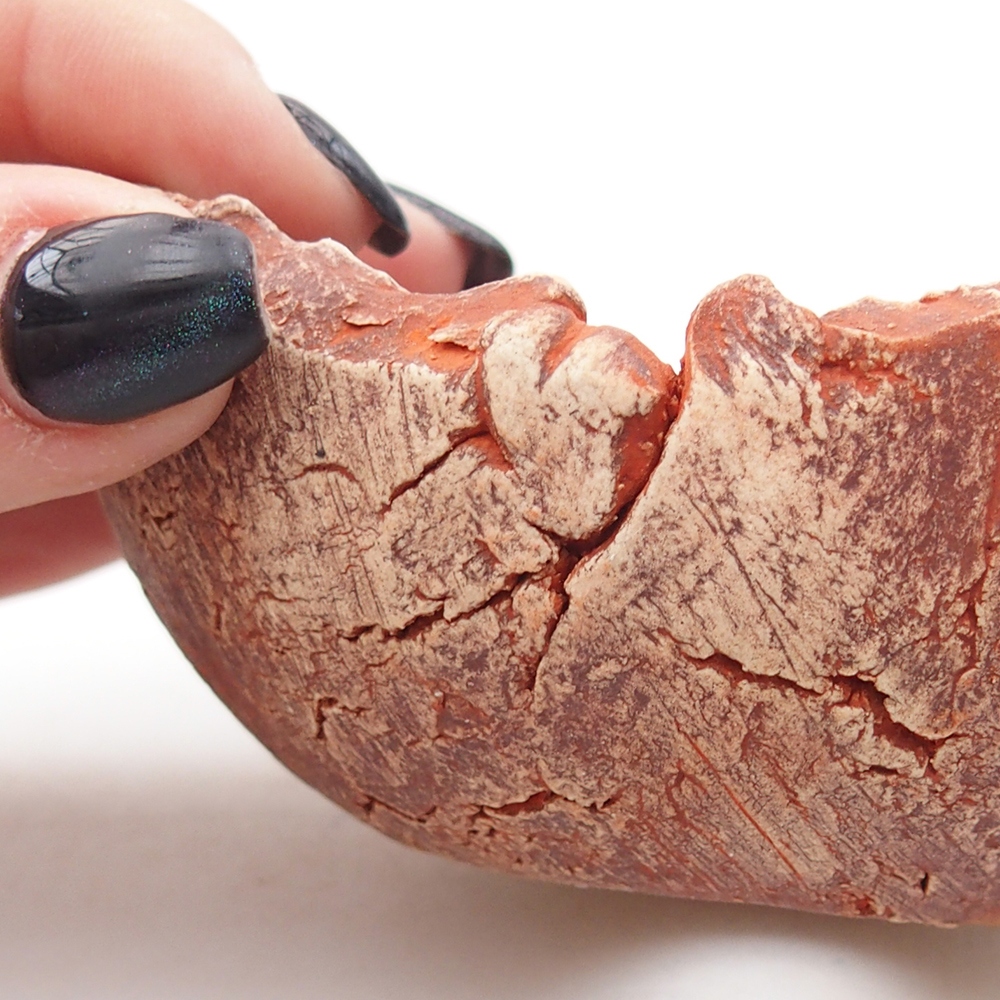 Keramische Schale 9,5 x 9 x 4 cm , Farbe orange