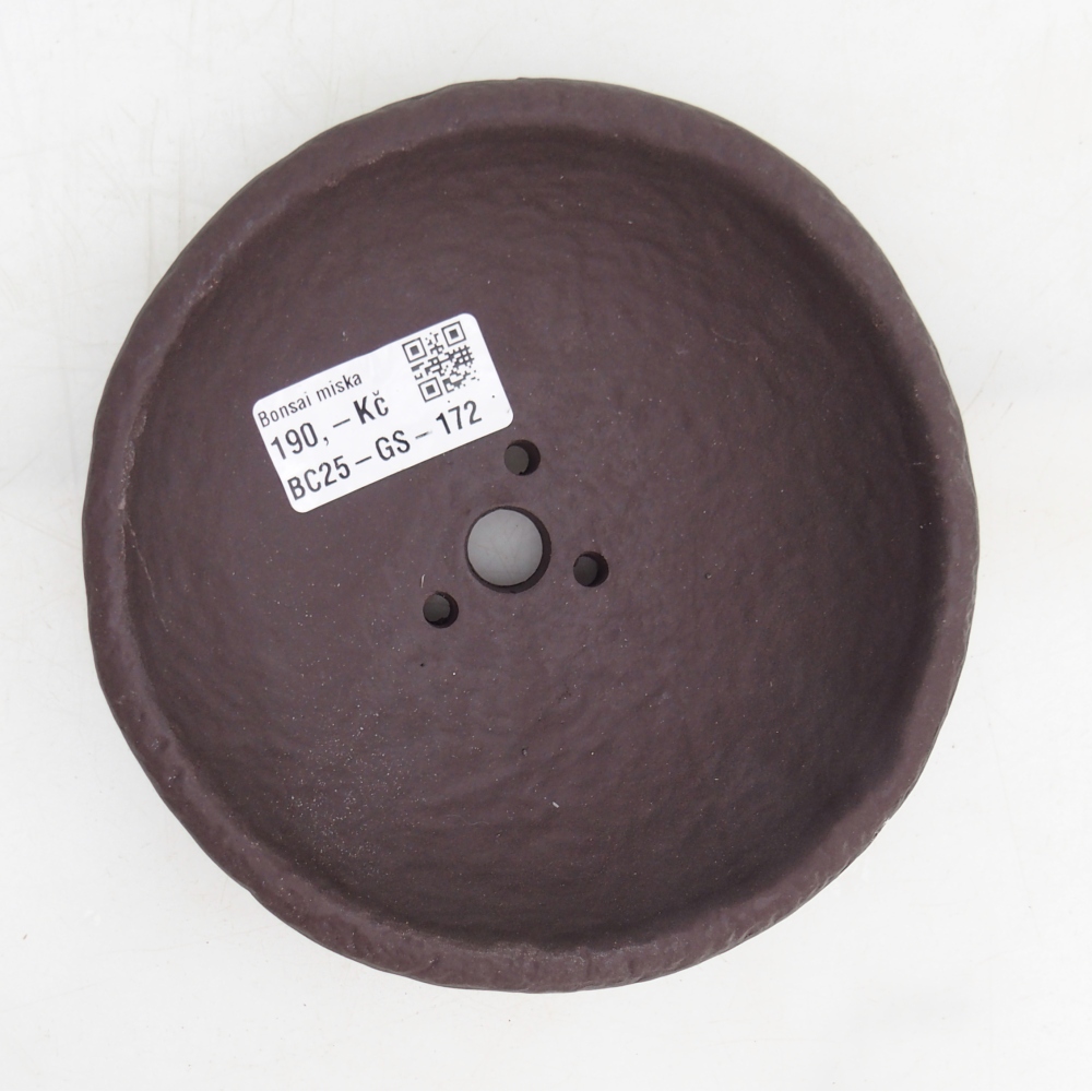 Keramikschale 14 x 14 x 4 cm , Farbe braun