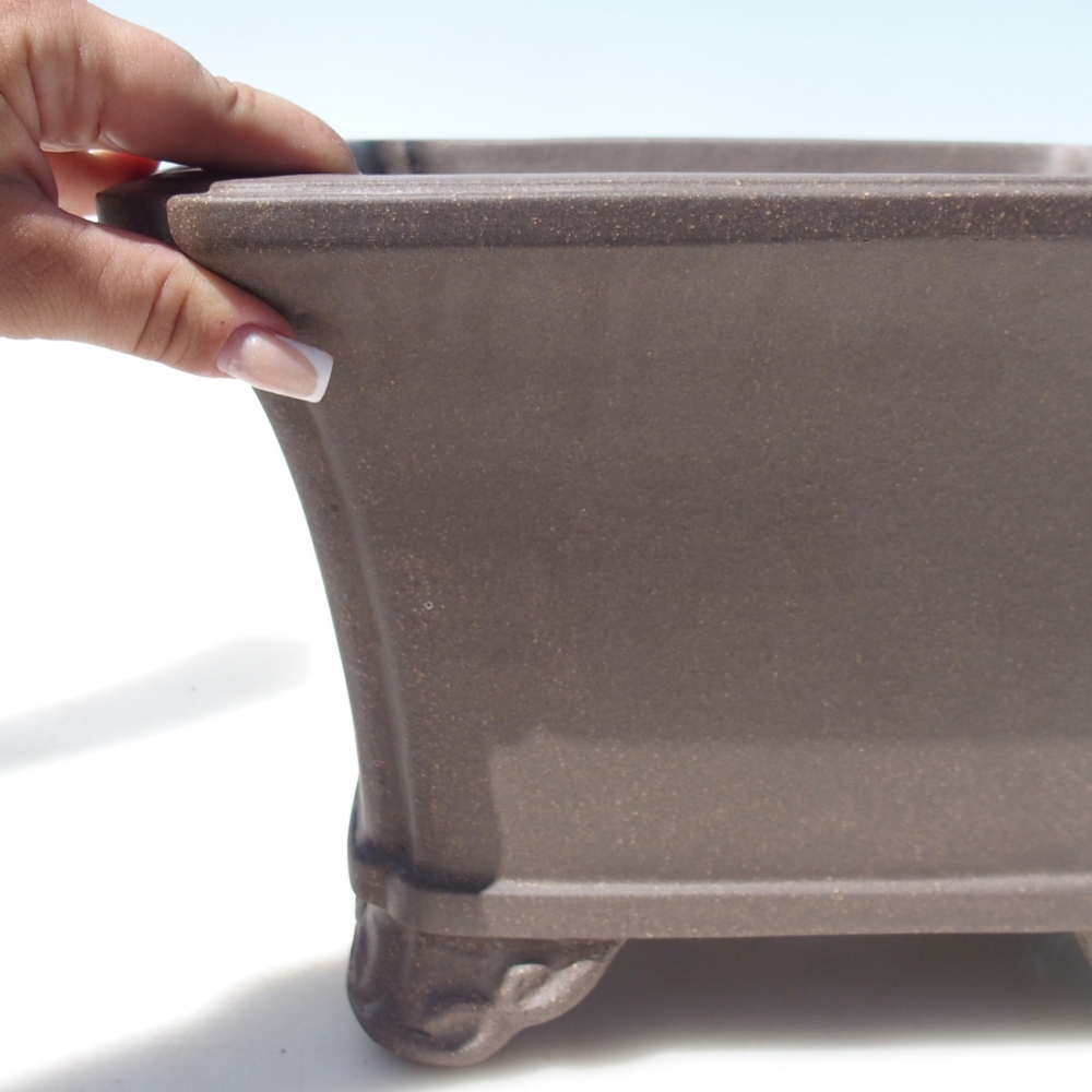 Schale 31 x 31 x 19,5 cm grau