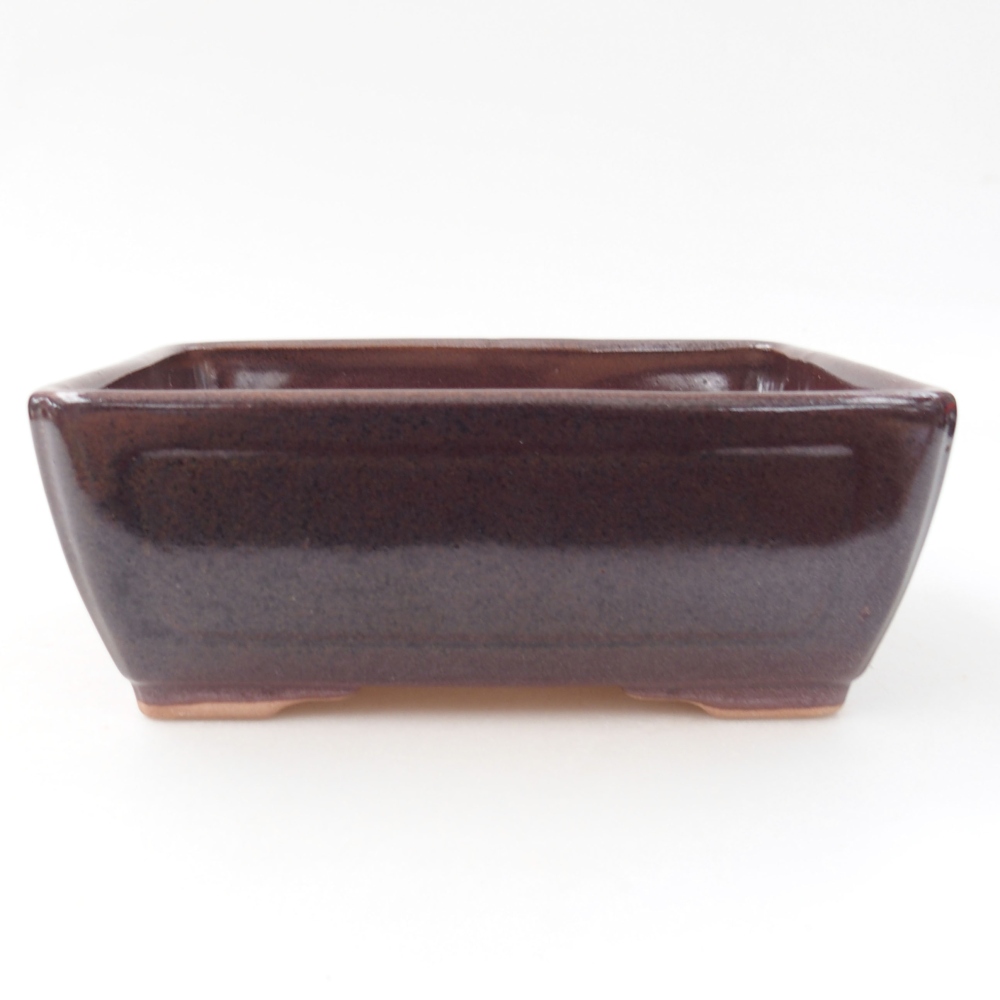 Bonsaischale aus Keramik 15,5 x 12 x 6 cm, Farbe blau