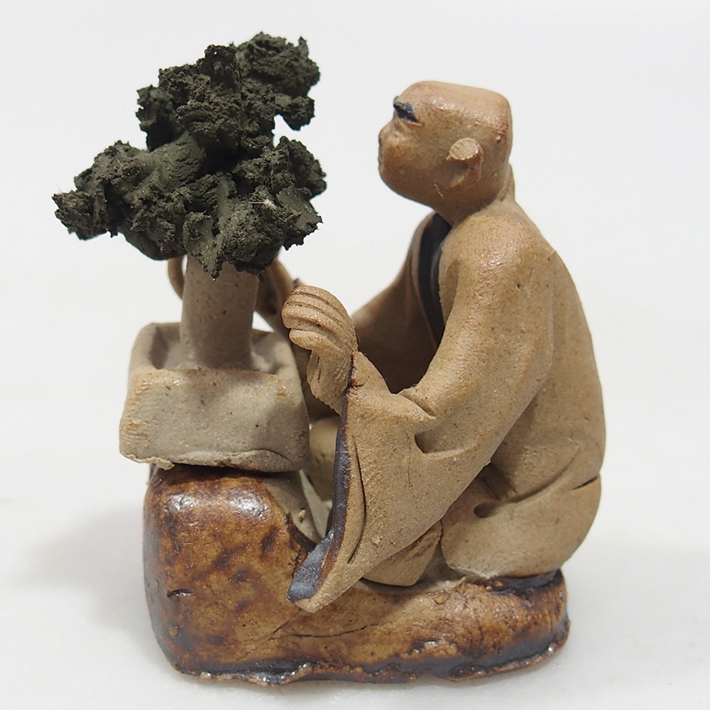 Keramik-Figur - Bonsaiista