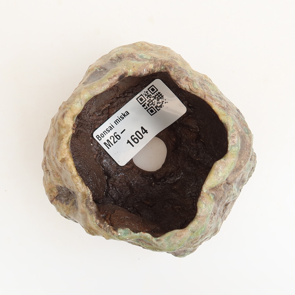 Keramikschale  6 x 5 x 6,5 cm, Farbe: grün