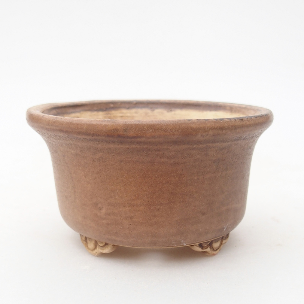 Bonsaischale aus Keramik 9 x 9 x 3,5 cm, rosa