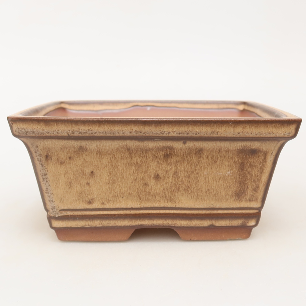 Keramikschale  14,5 x 12,5 x 7 cm, Farbe: braun