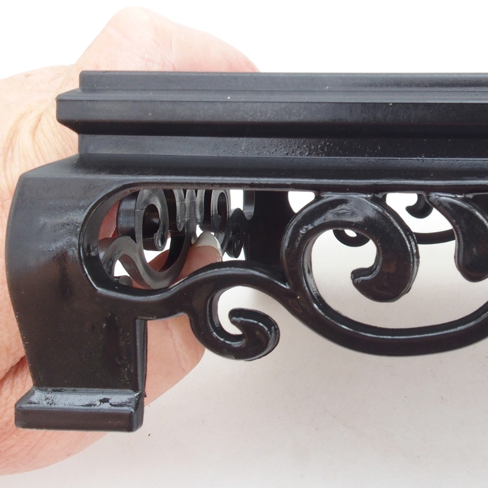 Bonsai-Tisch Kunststoff quadratisch 14,5 x 14,5 x 5 cm, Farbe schwarz