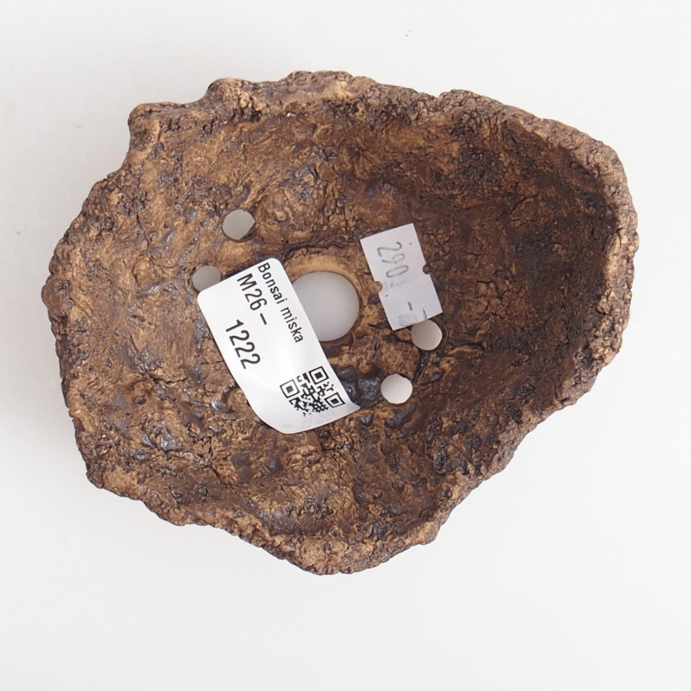 Keramikschale 9 x 8 x 7 cm , Farbe braun