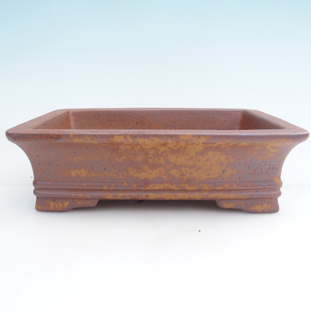 Bonsaischale aus Keramik 24 x 17 x 7 cm, braun