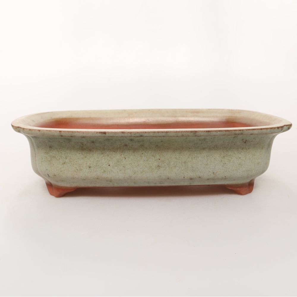 Keramikschale  24,5 x 17,5 x 6 cm, Farbe: Beige
