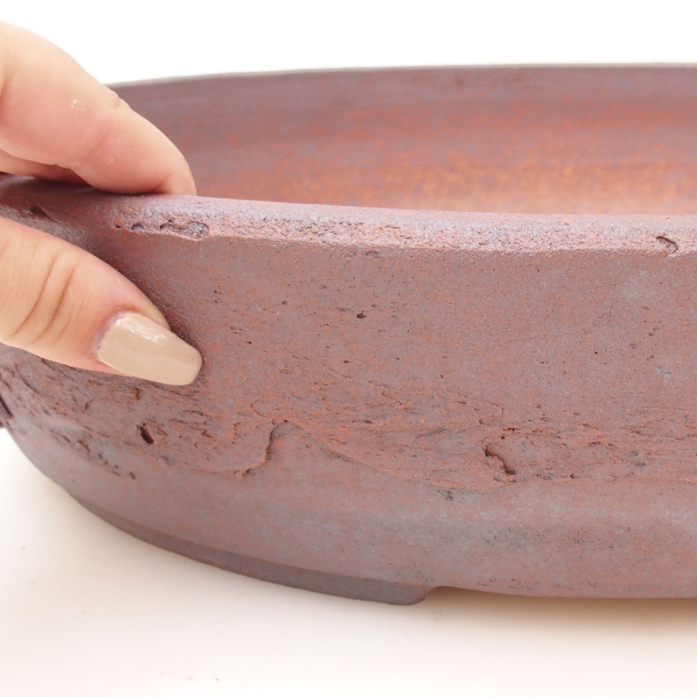 Bonsaischale 38,5 x 30 x 8,5 cm , Metallfarbe