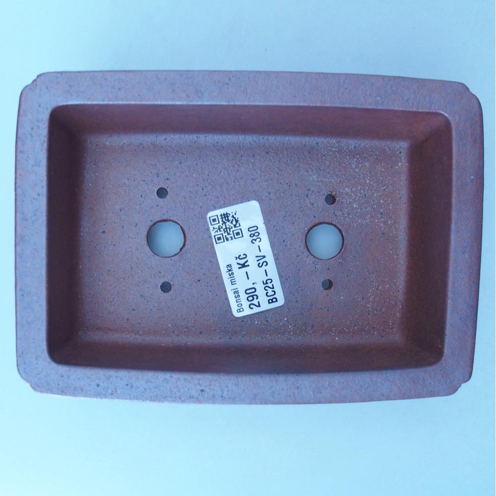 Schale 15 x 10,5 x 5 cm braun