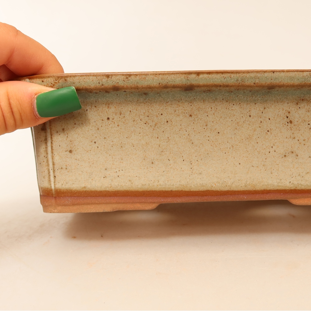 Keramikschale  20 x 15,5 x 5,5 cm, Farbe: Beige