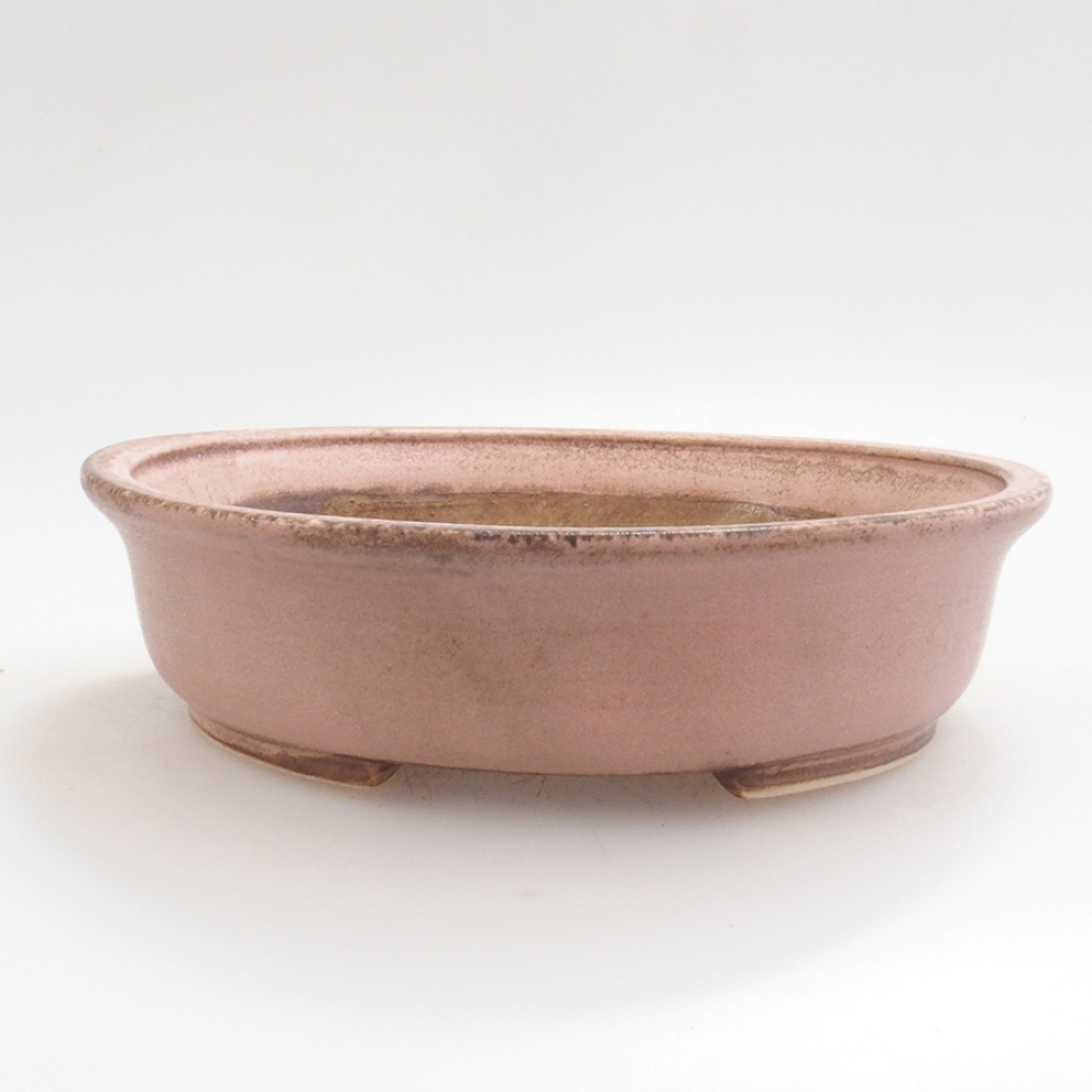 Bonsaischale aus Keramik 10 x 8,5 x 4 cm, braun