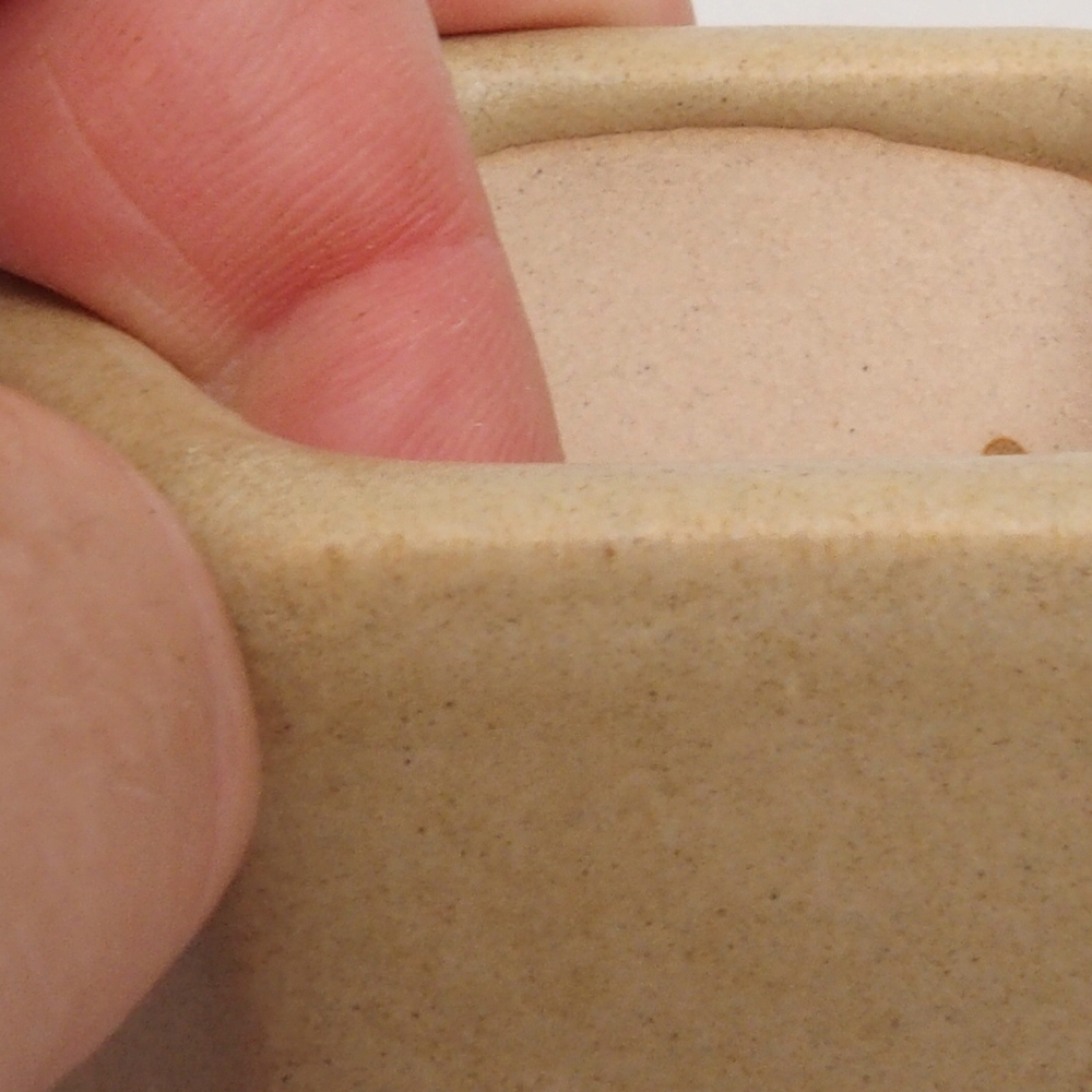 Mini-Bonsaischale 6,5 x 6 x 4 cm, braun