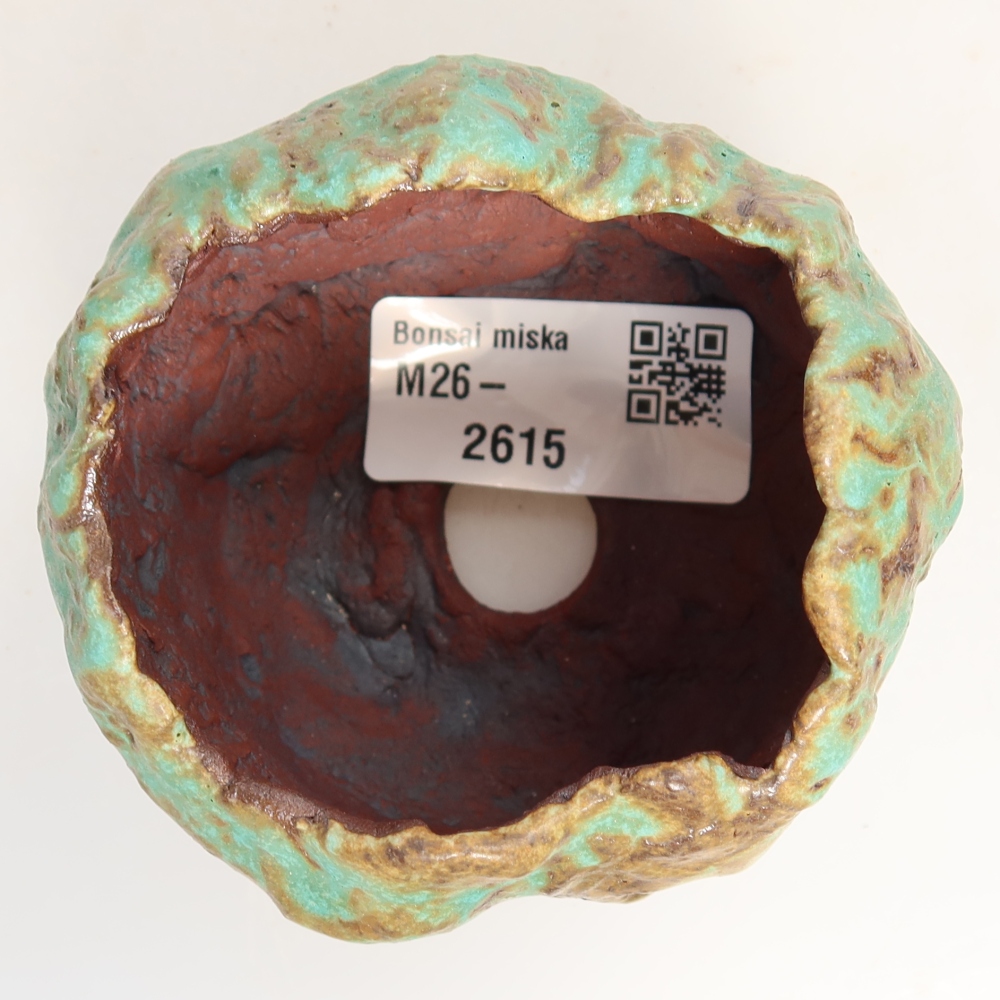 Keramikschale  7 x 7 x 6 cm, Farbe: grün