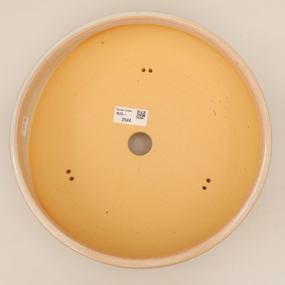 Keramik-Bonsai-Schale 28 x 28 x 7 cm, Farbe: Beige