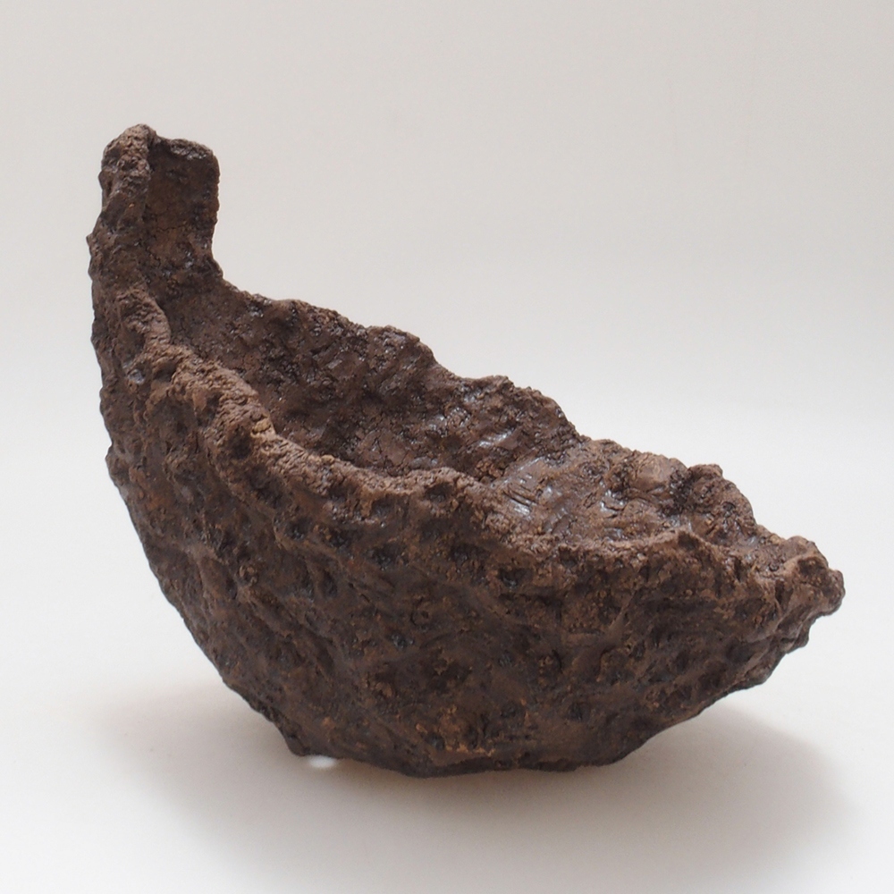 Keramikschale 17,5 x 16 x 17,5 cm , Farbe braun