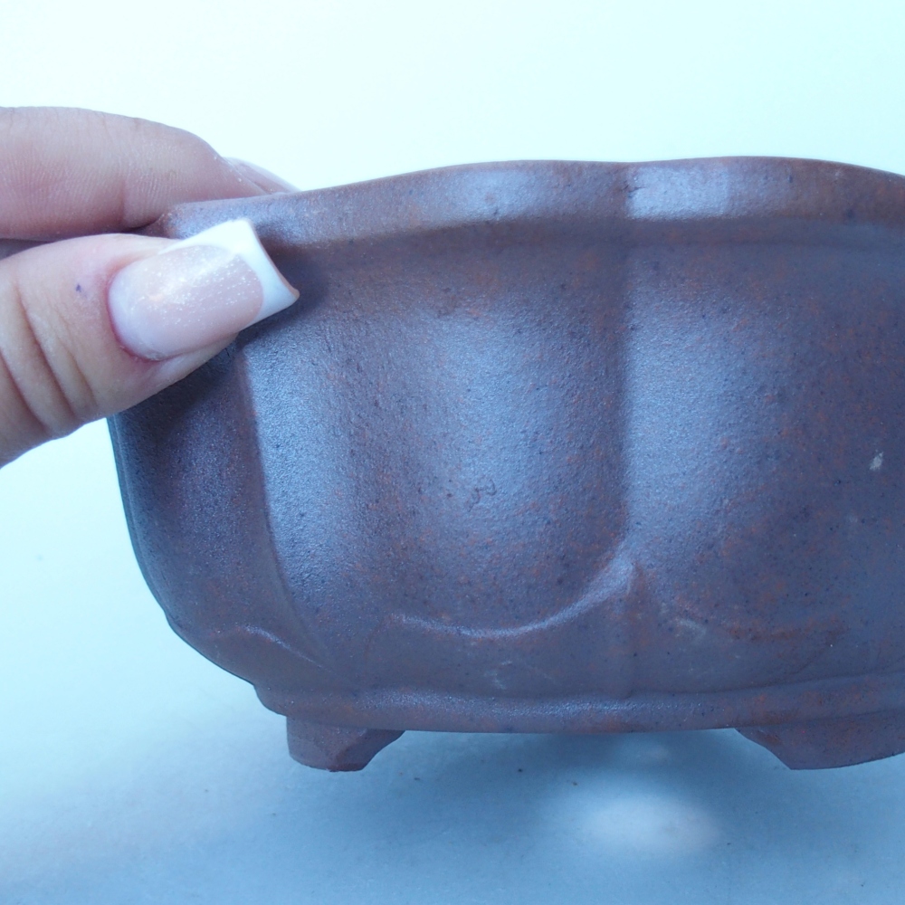 Schale 14,5 x 14,5 x 8,5 cm braun