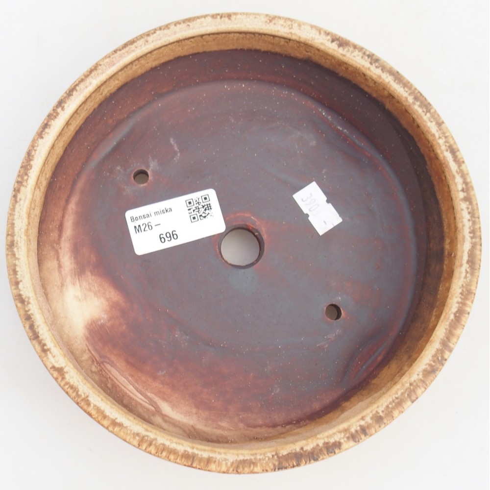 Bonsaischale aus Keramik 18 x 18 x 5 cm, rosa