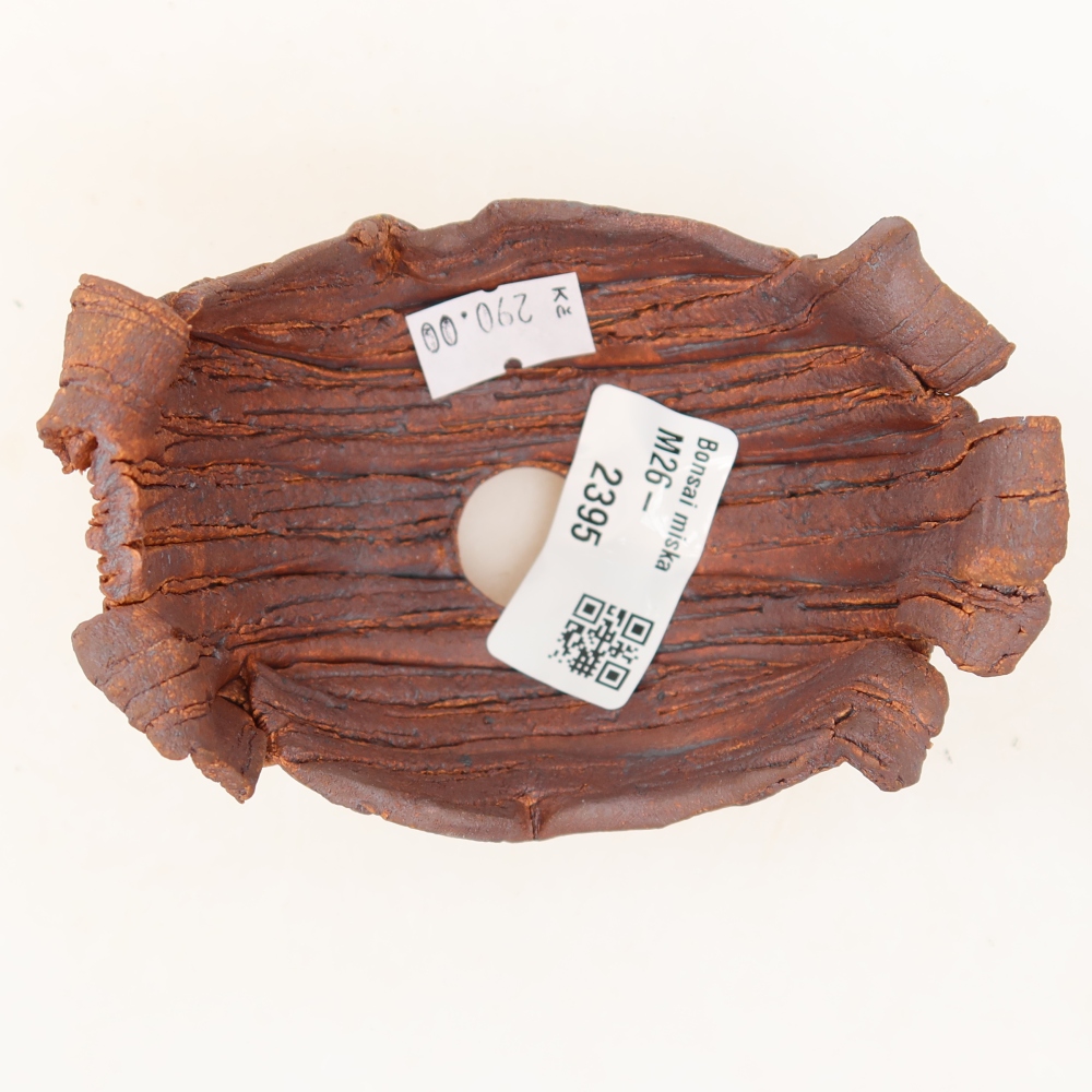 Keramikschale  10 x 7,5 x 7 cm, Farbe: braun