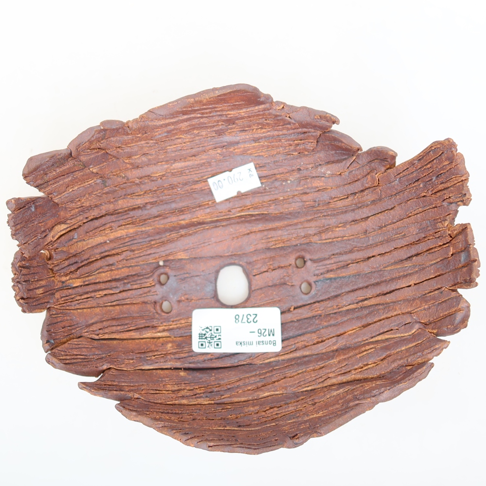 Keramikschale  18 x 15 x 8 cm, Farbe: braun