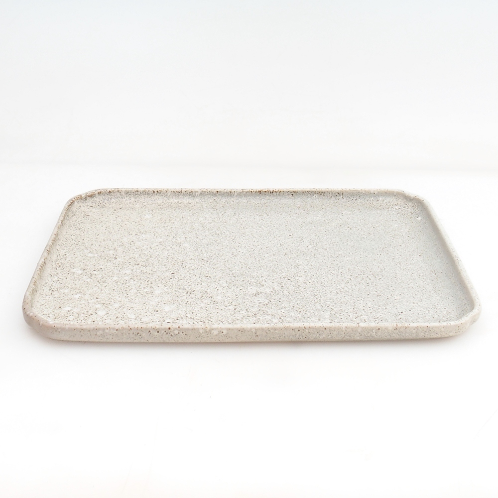 Keramikschale H07 - 28 x 19 x 1,5 cm - braun