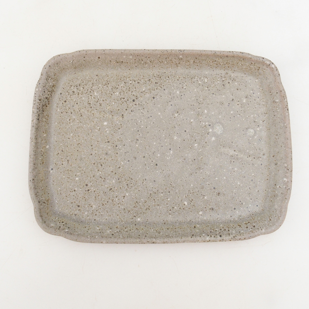 Keramikschale H50 - 18 x 13 x 1 cm - beige