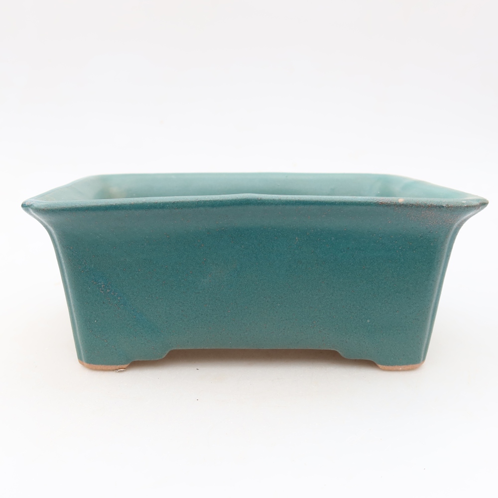 Keramik-Bonsai-Schale 18 x 13,5 x 7,5 cm, Farbe: Blau