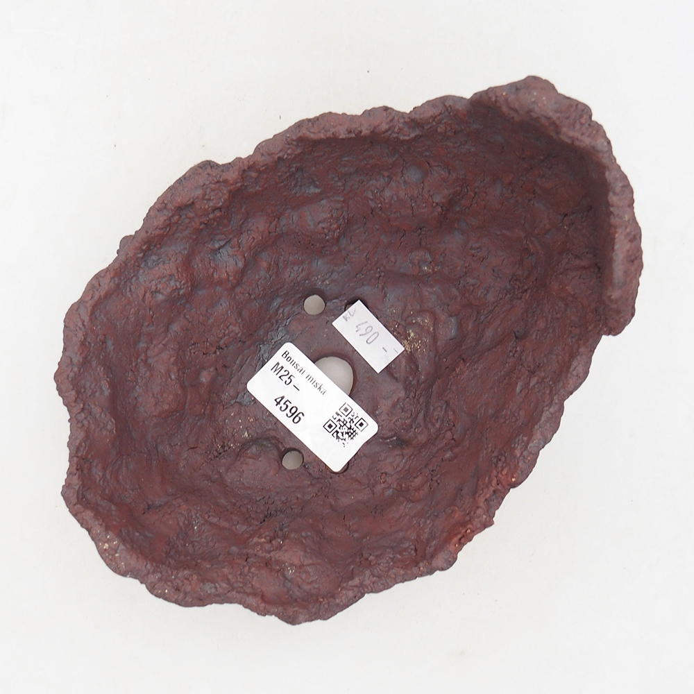 Keramikschale 14 x 12,5 x 12 cm , Farbe braun