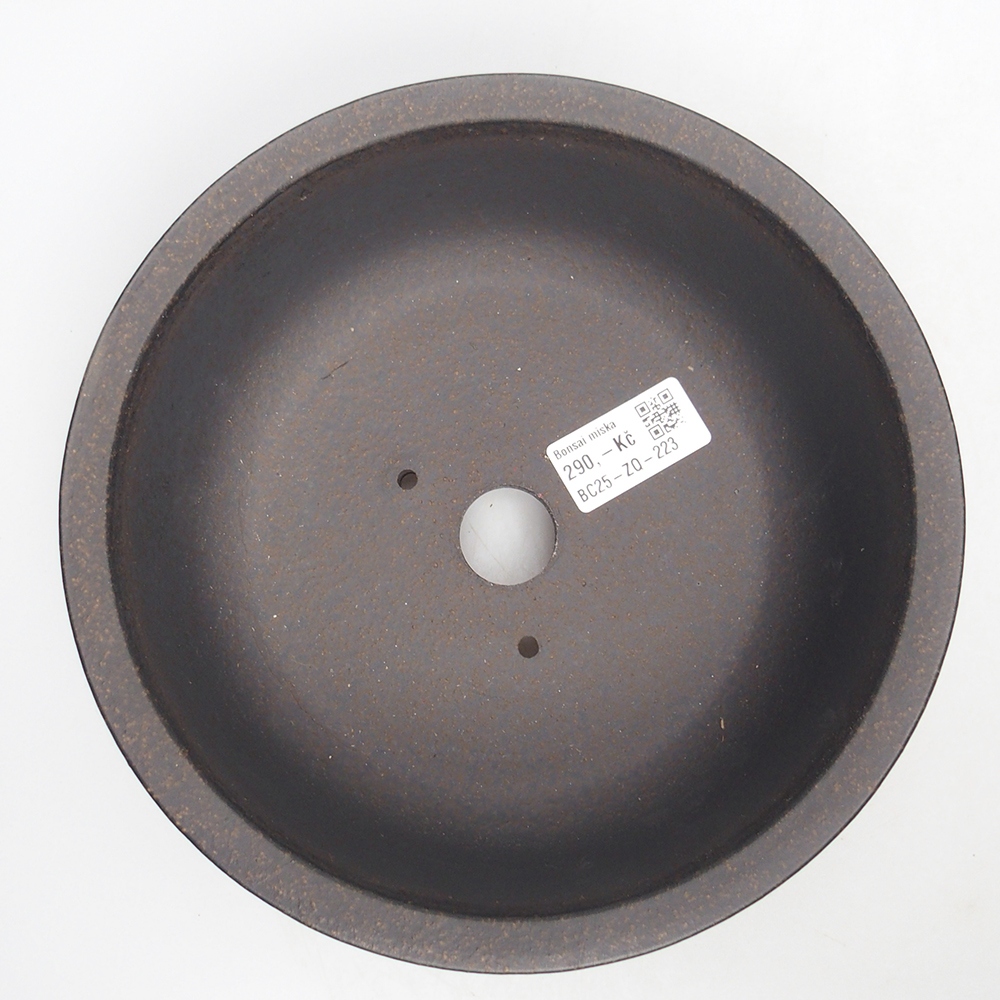 Schale 20 x 20 x 9 cm braun ocker