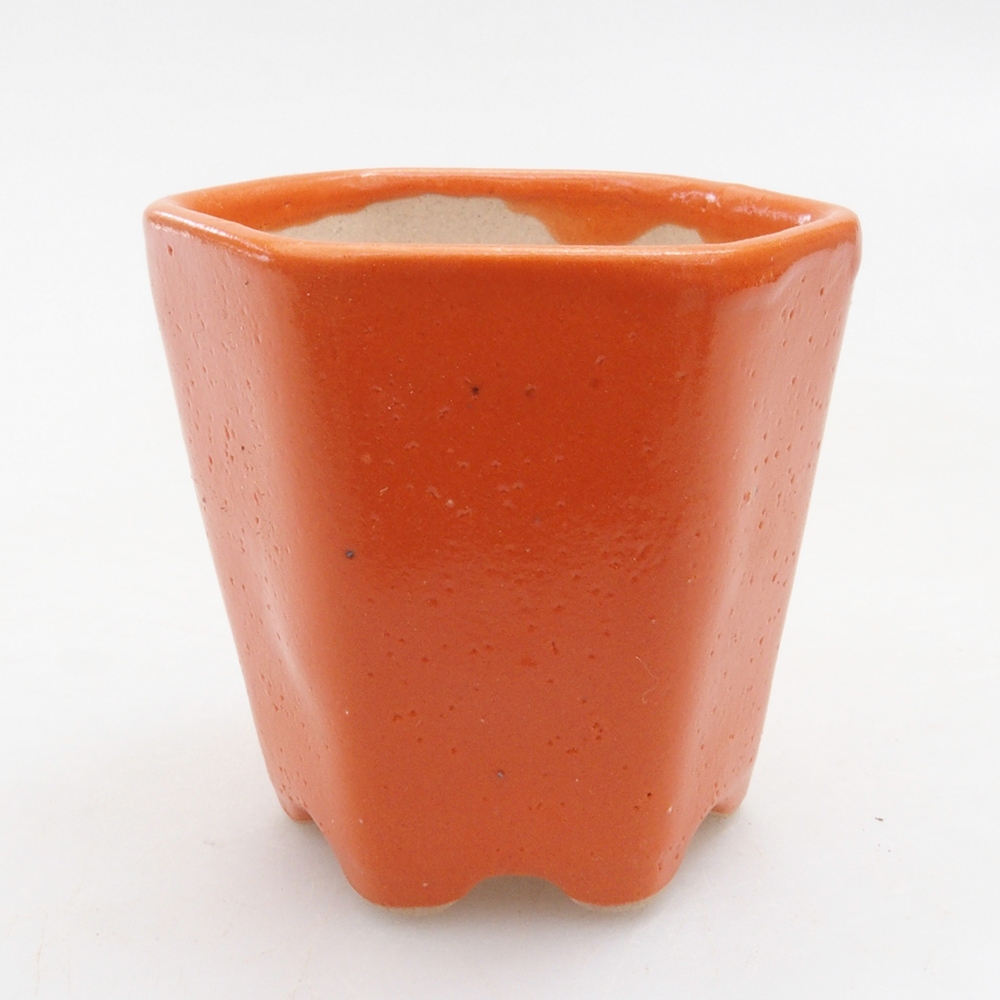 Mini-Bonsaischale 5 x 5 x 5 cm, orange