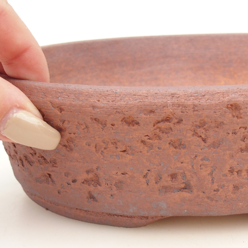 Bonsaischale 19,5 x 16 x 6 cm , Metallfarbe