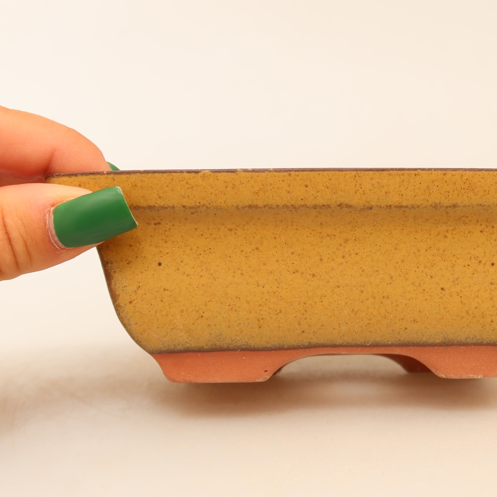 Keramikschale  14,5 x 10 x 5 cm, Farbe: Gelb