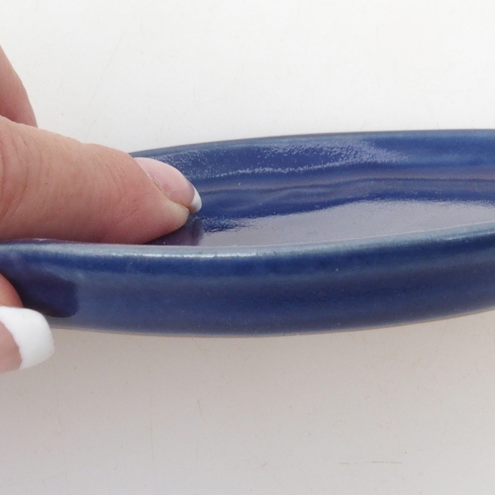 Keramikschale H05 -11 x 8,5 x 1 cm - blau