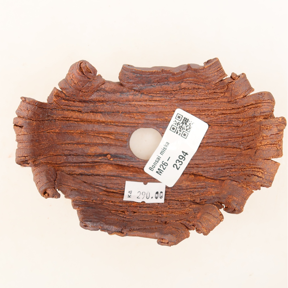 Keramikschale  12 x 8,5 x 5,5 cm, Farbe: braun