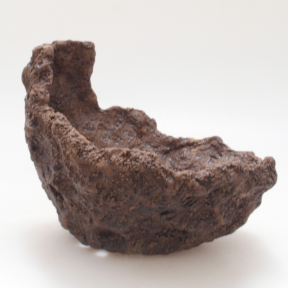 Keramikschale 13 x 11 x 12 cm , Farbe braun