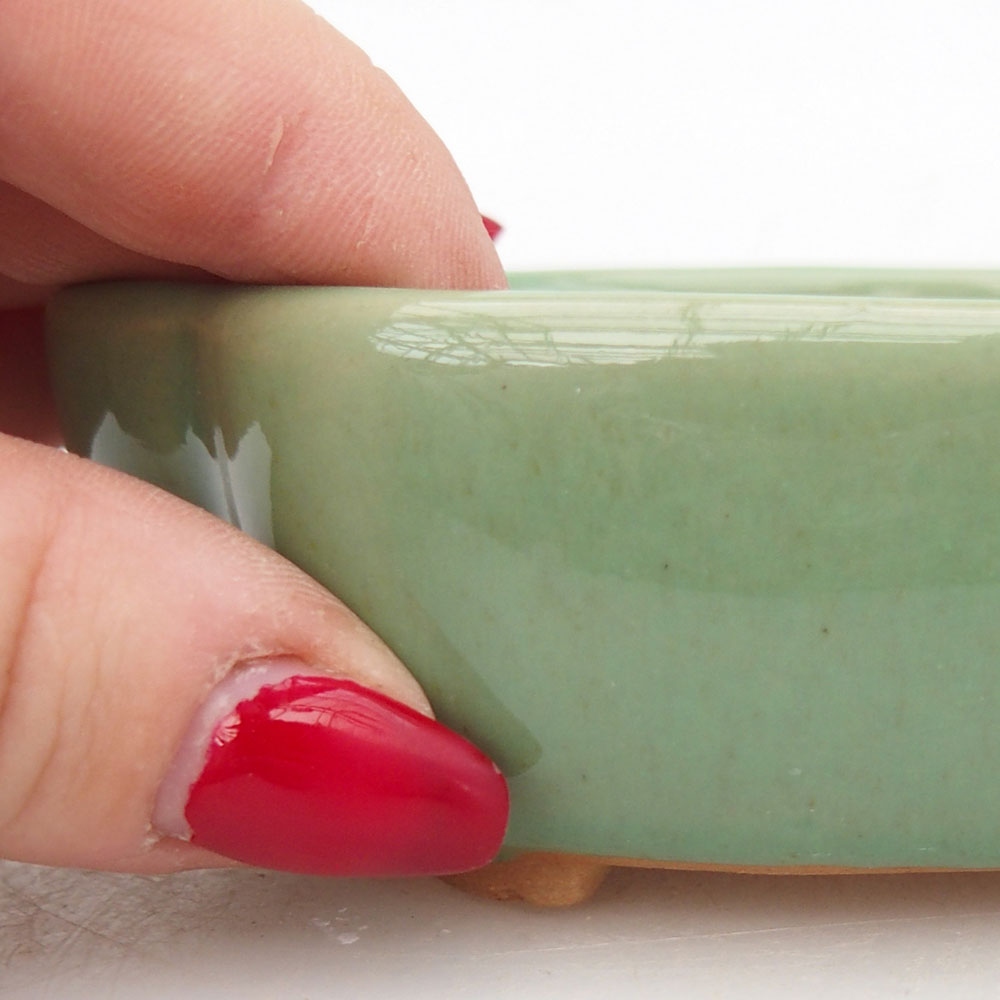 Bonsaischale aus Keramik 125 x 10 x 3 cm, braun