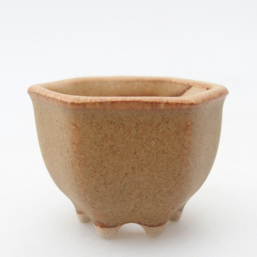 Mini-Bonsaischale 4 x 3,5 x 3 cm, braun