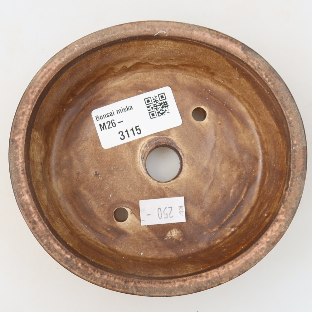 Keramik-Bonsai-Schale 12,5 x 11,5 x 3,5 cm, Farbe: Rosa