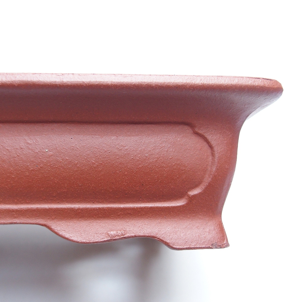 Schale 17 x 13 x 4,5 cm ziegelfarben