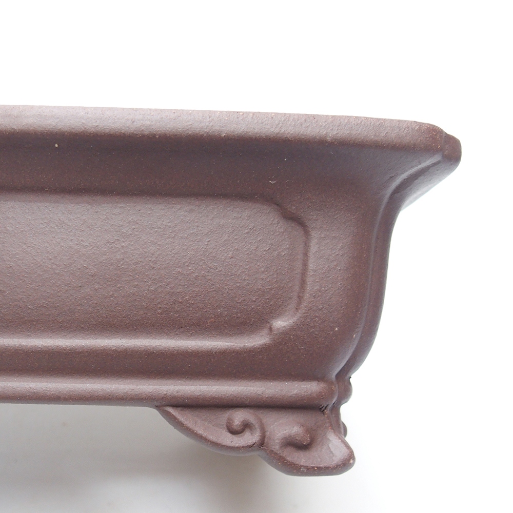 Schale 24 x 16,5 x 7,5 cm braun