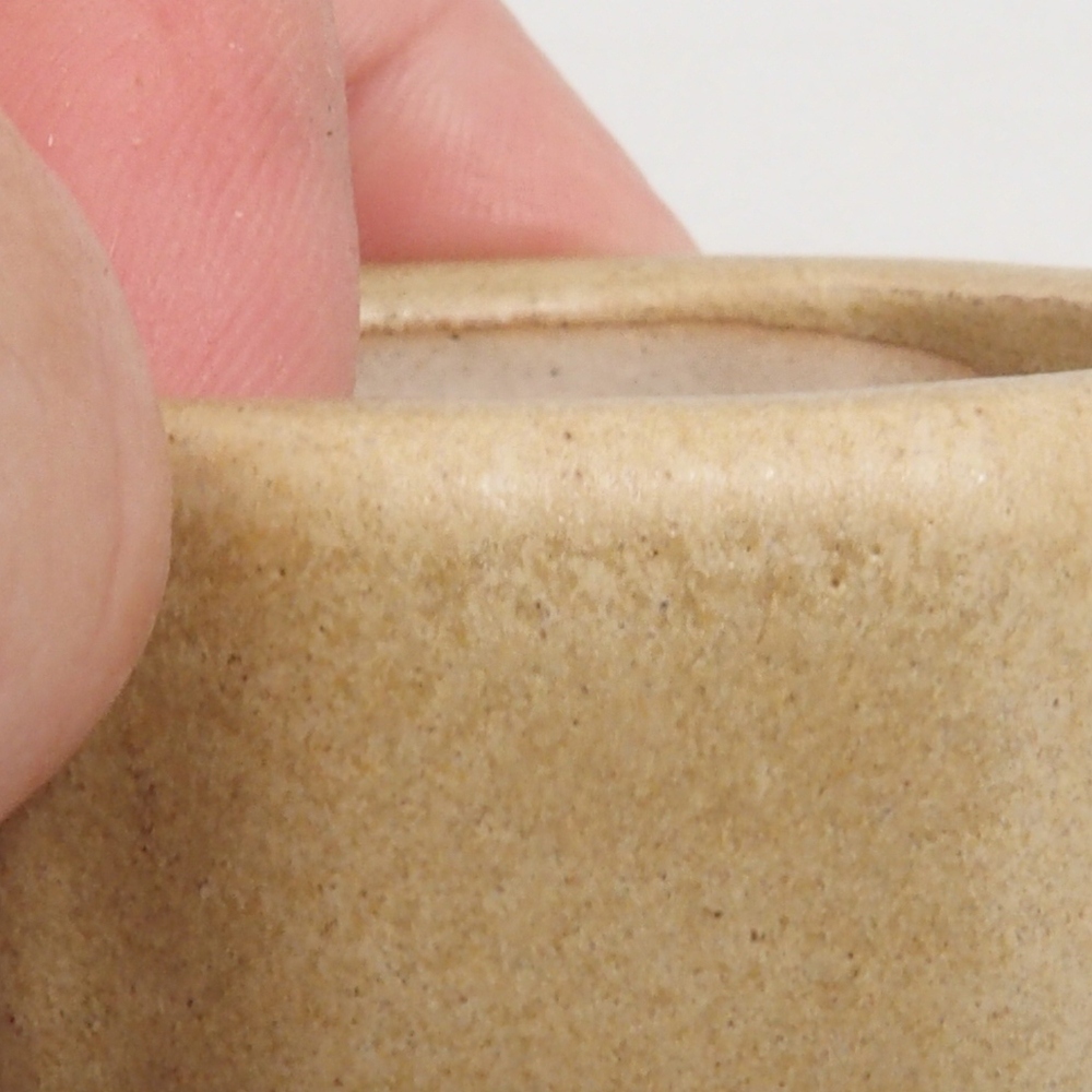 Mini-Bonsaischale 4,5 x 4,5 x 2 cm, braun