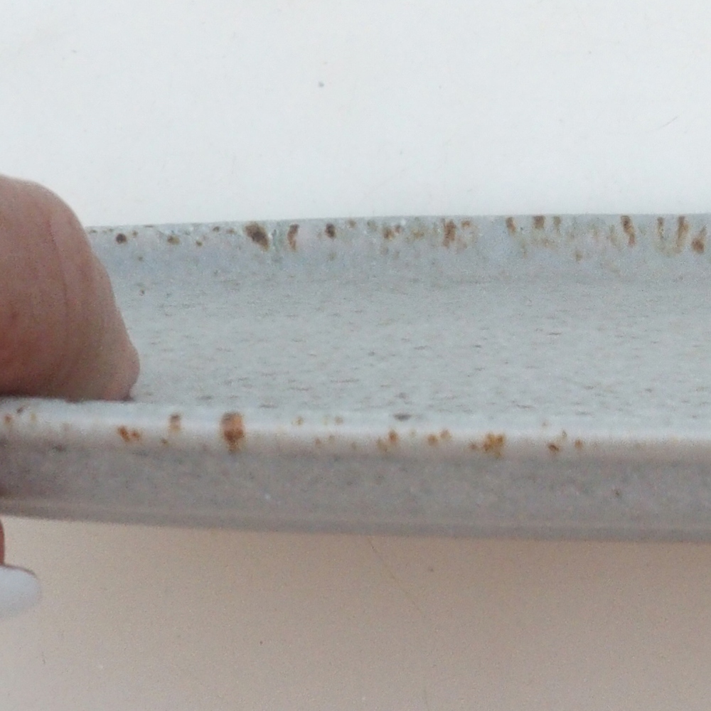 Keramikschale H15 -25 x 15 x 1 cm - beige