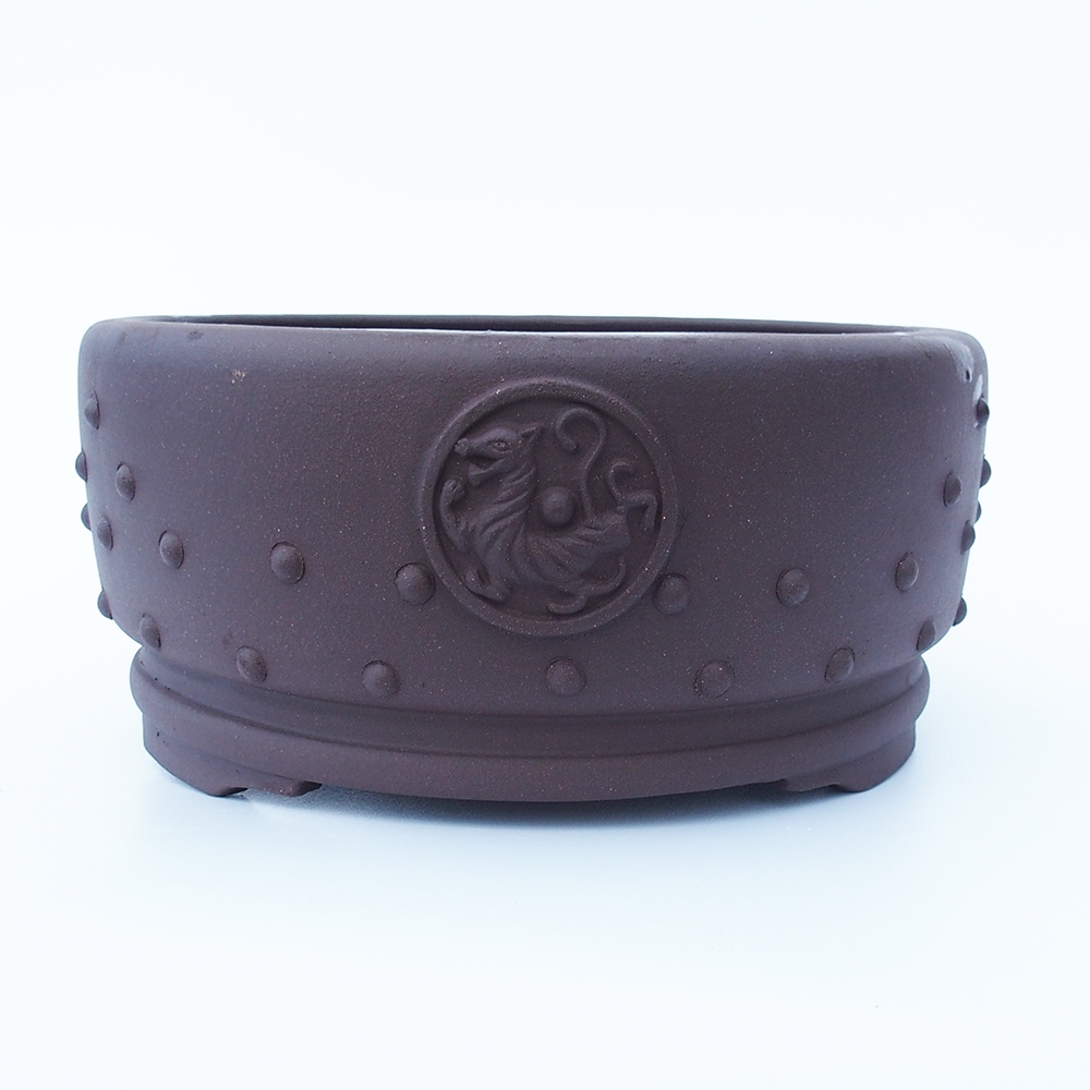 Schale 25 x 25 x 11,5 cm braun