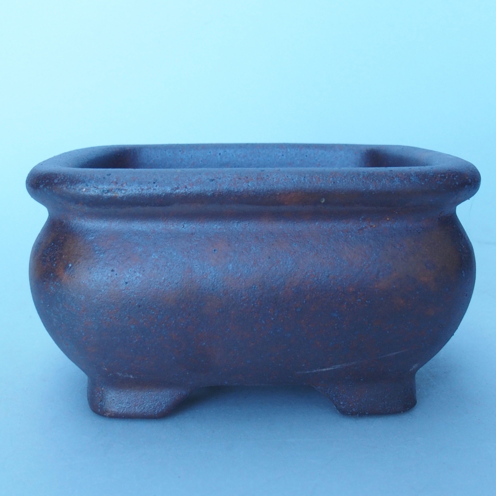 Schale 12,5 x 12,5 x 7 cm braun