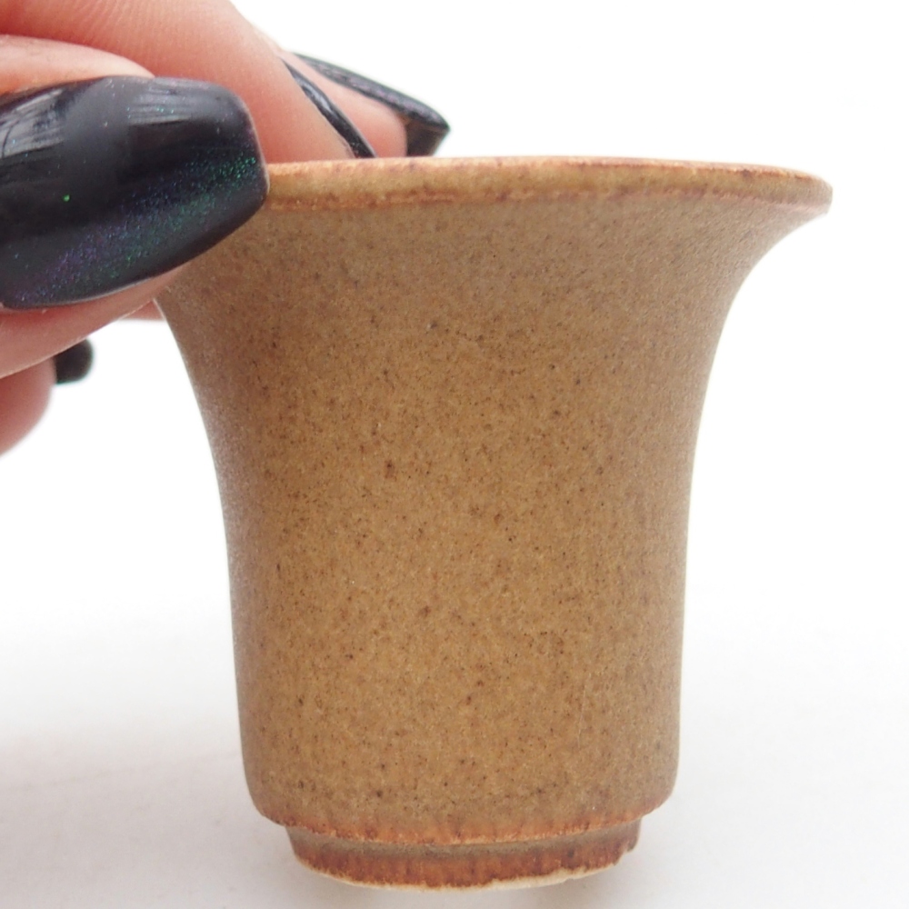 Mini-Bonsaischale 4,5 x 4,5 x 4 cm, braun