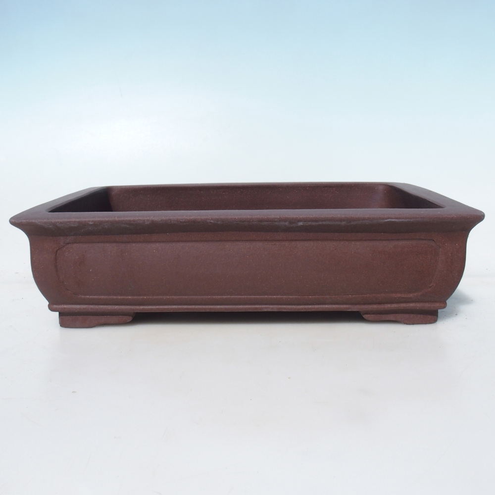 Bonsaischale 34,5 x 25,5 x 8,5 cm Birke braun